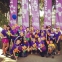 Use those sail banners for an excellent team photo backdrop!