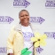This white Walk logo step and repeat backdrop looks great for photos - especially with our purple t-shirts.
