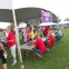 Tulsa Walk to End Alzheimer&amp;#39;s Programs tent on Walk day.