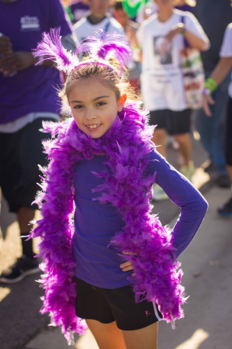 Purple Crazy little girl