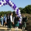 This Walk had bagpippers lead their Walk from the start line.
