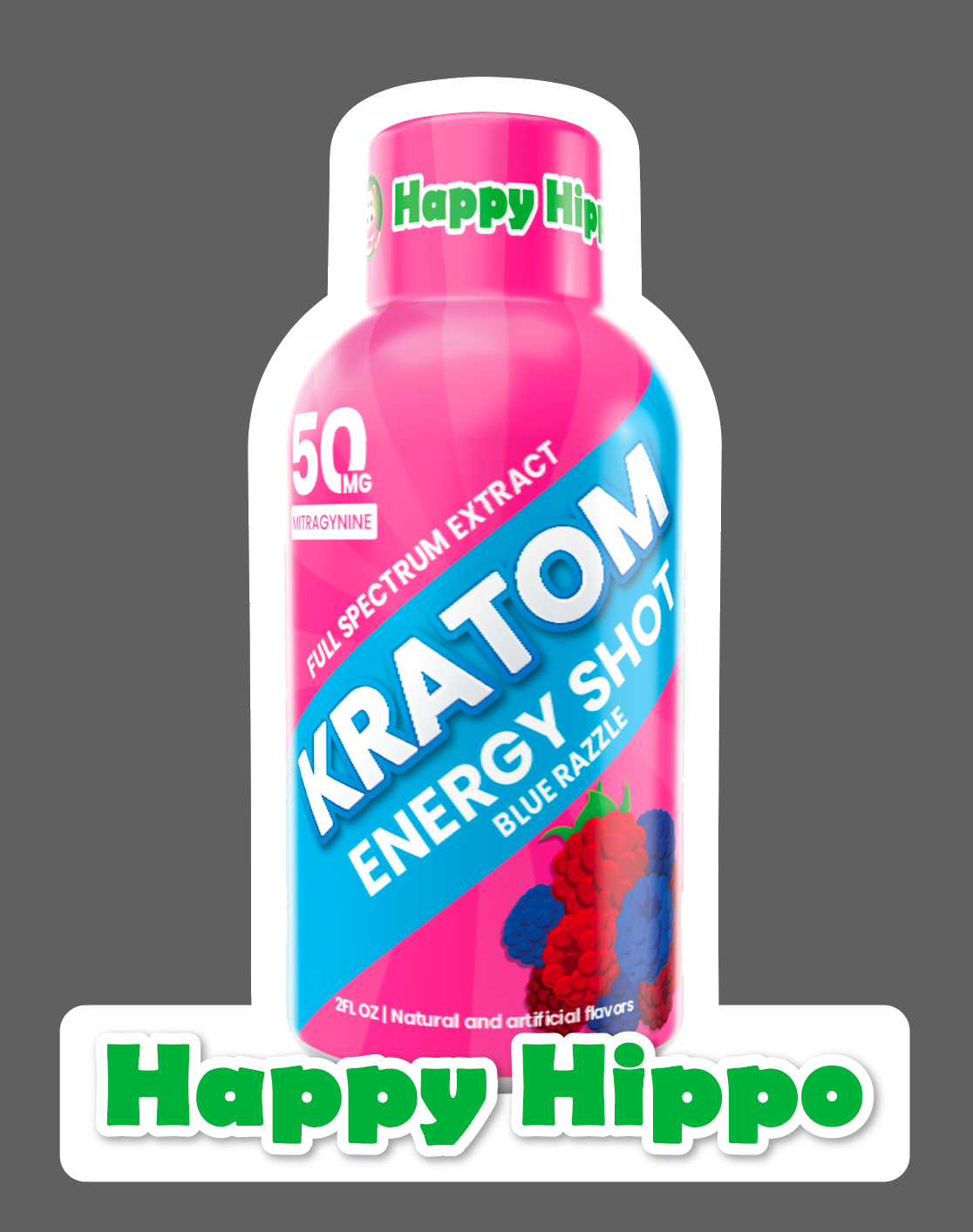 Happy Hippo Kratom Energy Shots (2oz) 179