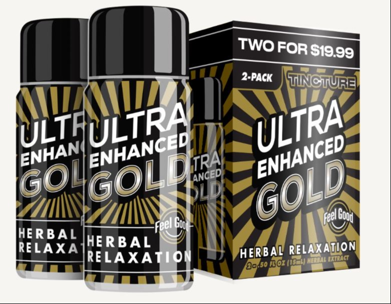 2-PACK Ultra Enhanced Gold 15ml TINCTURE 241