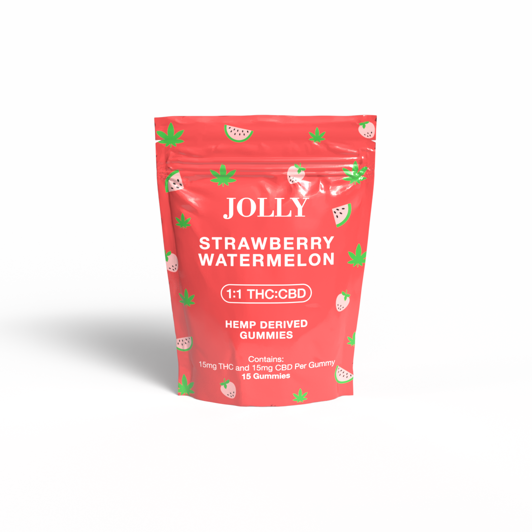 Strawberry Watermelon 1:1 THC:CBD Gummies 19