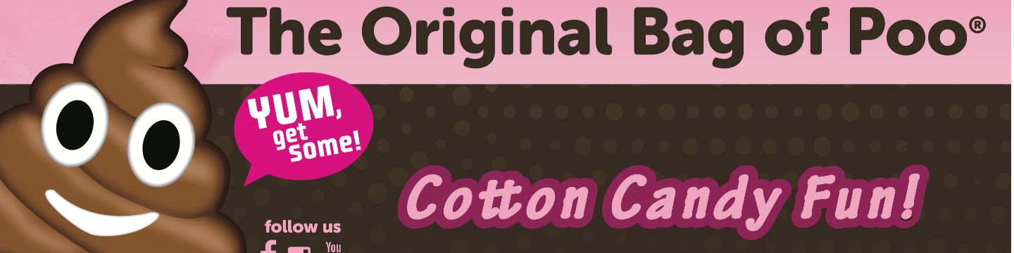 The Original Bag of Poo® Novelty Cotton Candy 525