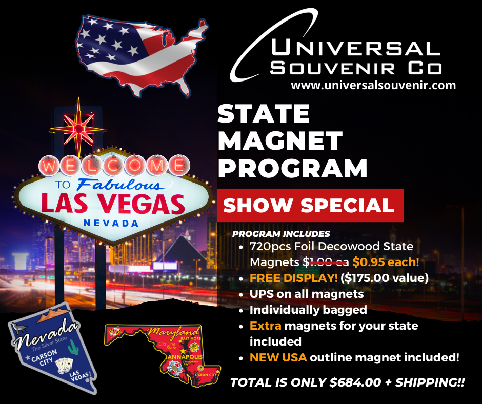 State Magnet Program from Universal Souvenir! 774