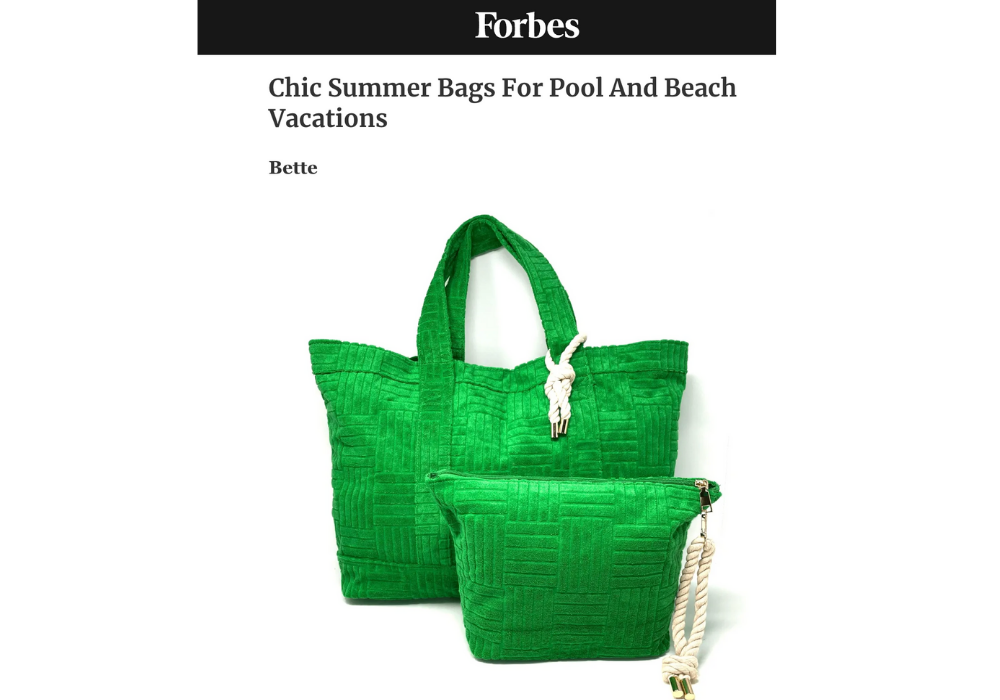 PR ~ FORBES: 29 Chic Totes For Beach Vacations, Summer Travel And Holiday Escapes 79