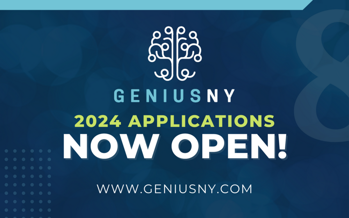 GENIUS NY Application Open until May 15 - APPLY NOW 595